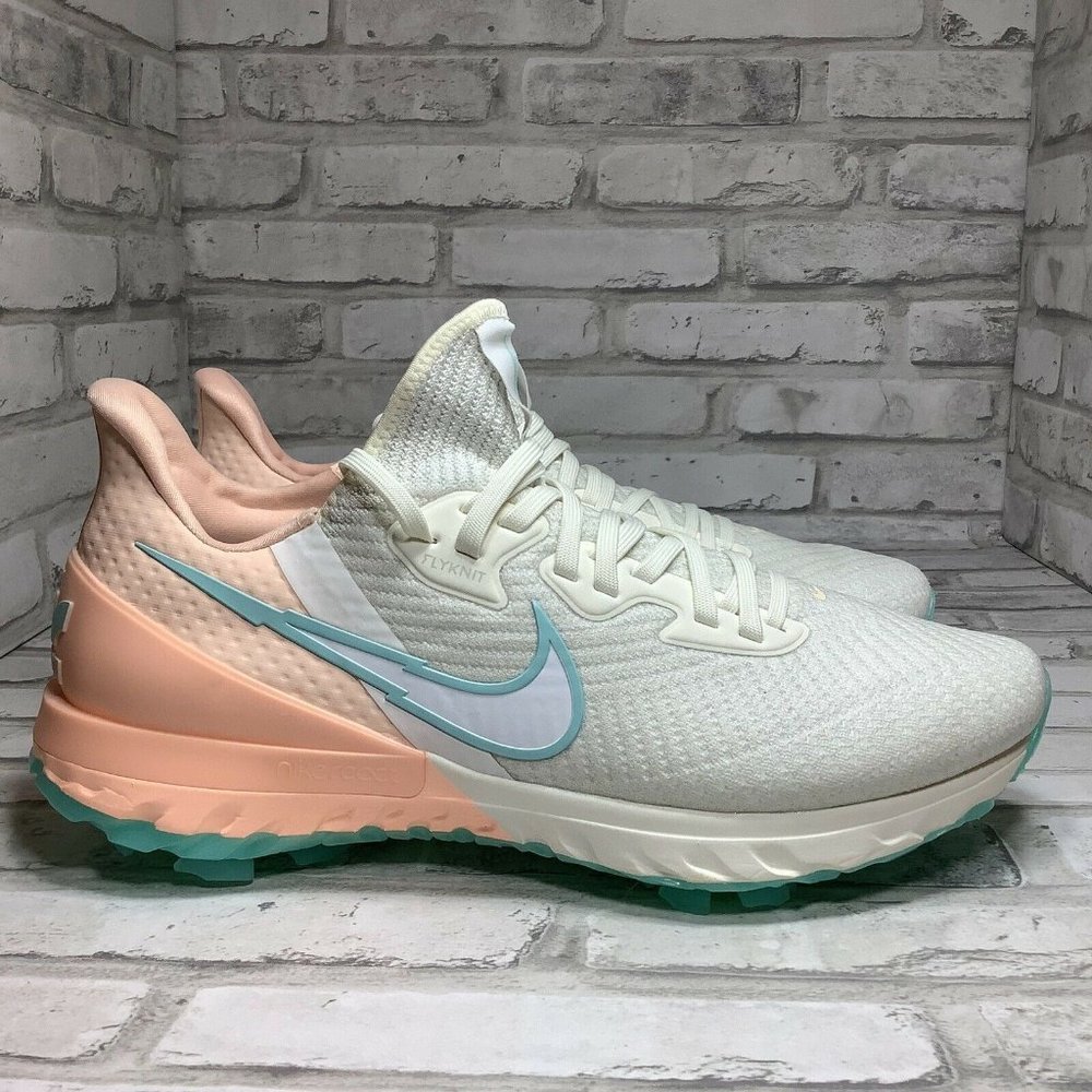 NEW 2021 Nike Air Zoom Infinity Tour Golf Shoe CT0540 108 Sz 10.5 Sail NO BOX